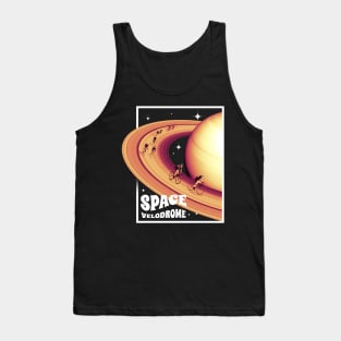 Space Velodrome - Cycling Shirt, Biking T shirt, Bicycle Shirts, Gifts for a Cyclist, Bike Rider Gifts, Cycling Funny Shirt Tank Top